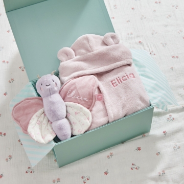 Personalised Butterfly Snuggle & Cuddle Gift Set 