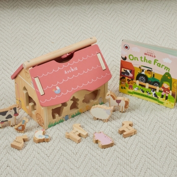 Personalised Farmyard Read and Play Set