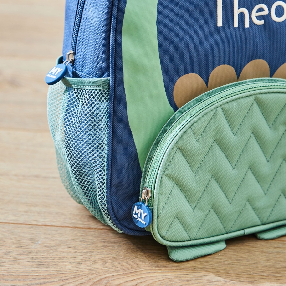Personalized Green Dinosaur Medium Backpack Personalized Green Dinosaur Medium Backpack