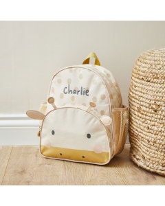 Personalised Giraffe Medium Backpack
