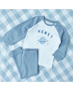 Personalised Space Boy Pyjamas