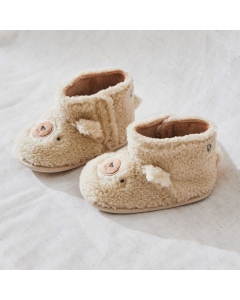 Personalized Brown Bear Borg Booties