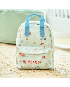Personalised Farm Grab Handle Mini Backpack 