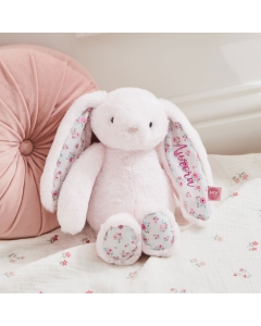 Personalized Pale Pink Bunny Soft Toy