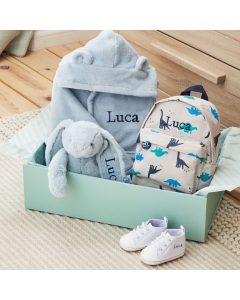 Personalised Blue Best of My 1st Years Gift Set