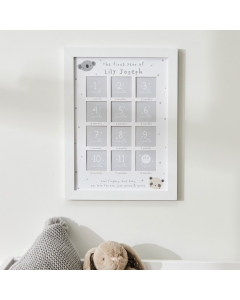 Personalised Animal First-Year Photo Frame