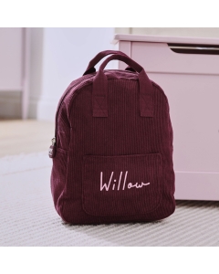 Personalised Mini Berry Cord Build-a-Backpack