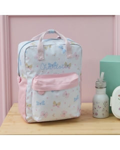 Personalised Butterfly Cube Medium Backpack