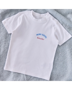 Personalised Mini Cool Club White T-shirt