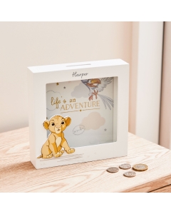 Personalised Disney Lion King Money Box