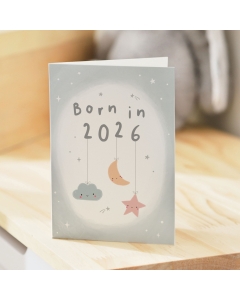 Personalised Born In 2026 Greeting Card 