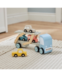 Personalised Transporter Lorry Wooden Toy FSC&reg;