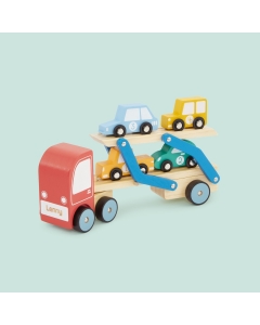Personalised Wooden Transporter Lorry Toy