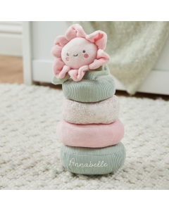 Personalized Flower Soft Stacking Toy