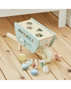Personalised Peter Rabbit Wheelbarrow Shape Sorter FSC&reg;