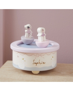 Personalised Wooden Swan Ballet Music Box FSC&reg;