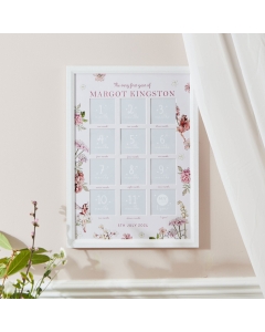 Personalised Flower Fairies&trade; 12-Month Baby Milestone Photo Frame
