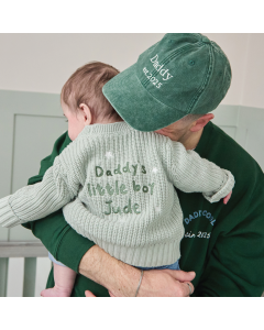 Personalised Little Boy Sage Cardigan
