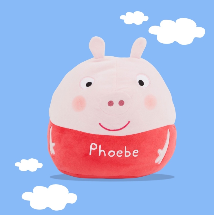 TY Personalised Peppa Pig Beanie Plush Toy