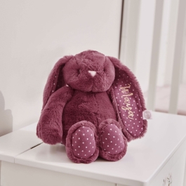 ぬいぐるみ  Bashful Berry Bunny Jellycat Bashful Bunny Berry – Crib & Kids