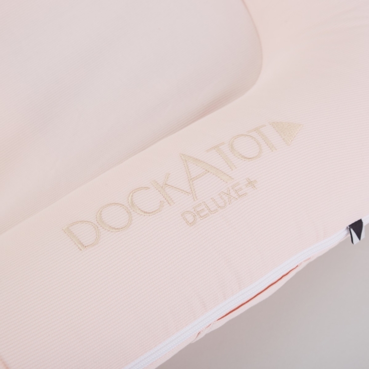 Personalised DockATot Deluxe+ Pod in Strawberry Cream