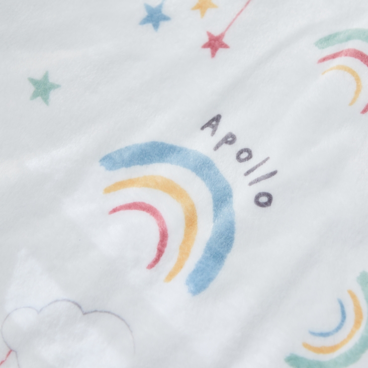 Personalised Pride & Joy Fleece Baby Blanket