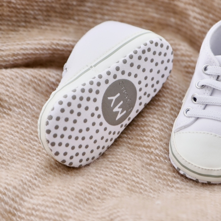 Personalized White High Tops Trainers