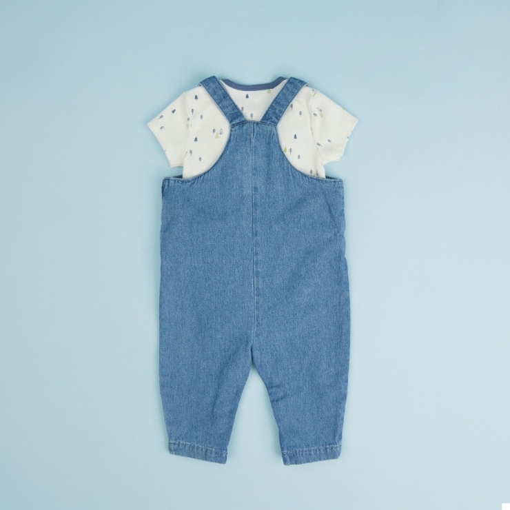 Personalised Forest Design Denim Outfit Set