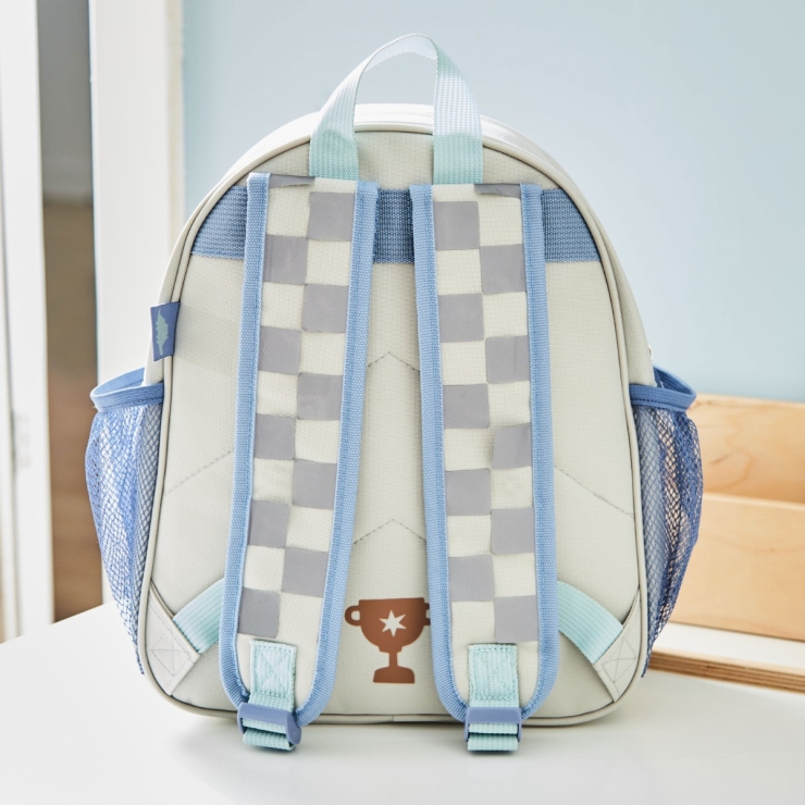 Personalized Dinosaur & Car Medium Backpack