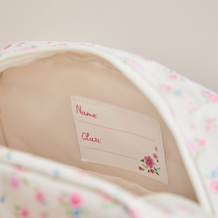 Personalized Ditsy Print Medium Backpack