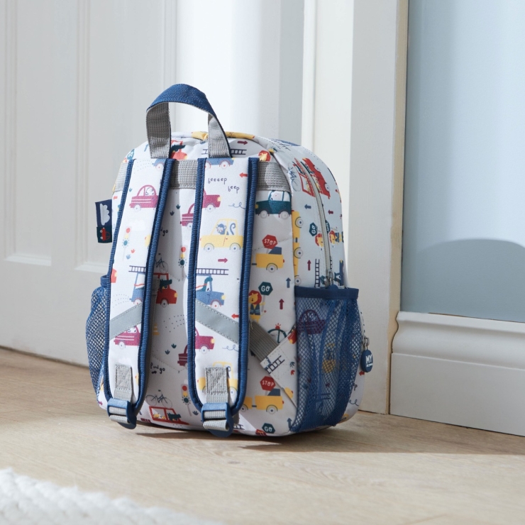 Personalized Transport Print Medium Backpack