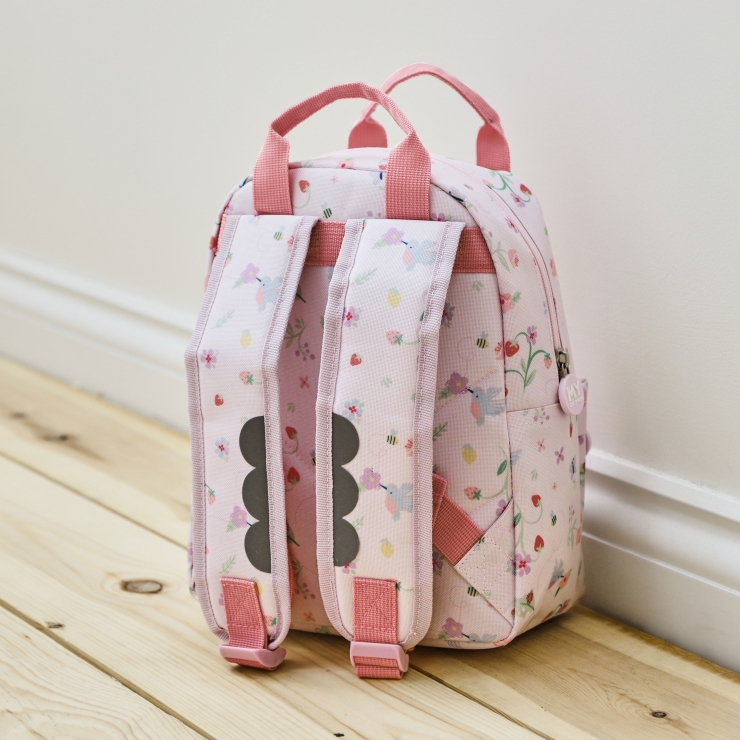 Personalized Grab Handle Fruit Print Mini Backpack