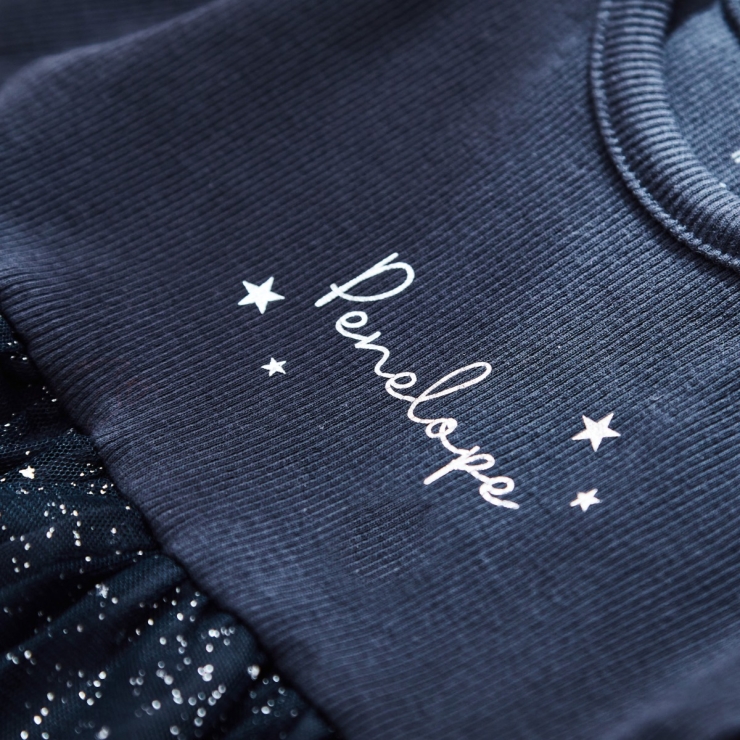 Personalised Navy Tutu Dress by Name It