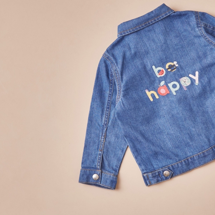Just Bee Kids Children’s Be Happy Denim Jacket