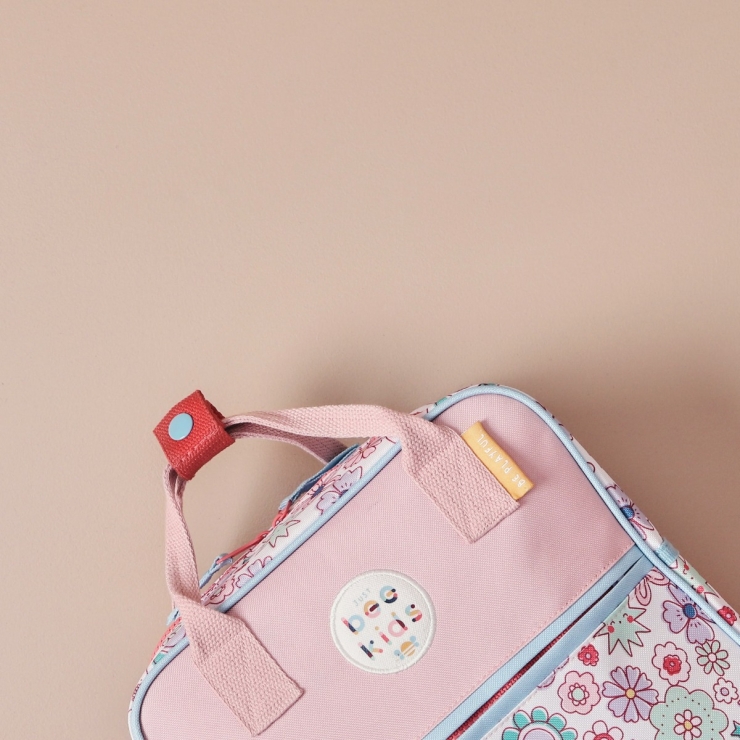 Personalised Just Bee Kids Retro Floral Backpack
