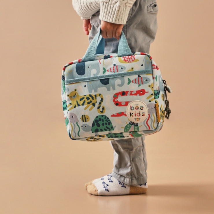 Personalised Just Bee Kids Animal Lunch Bag