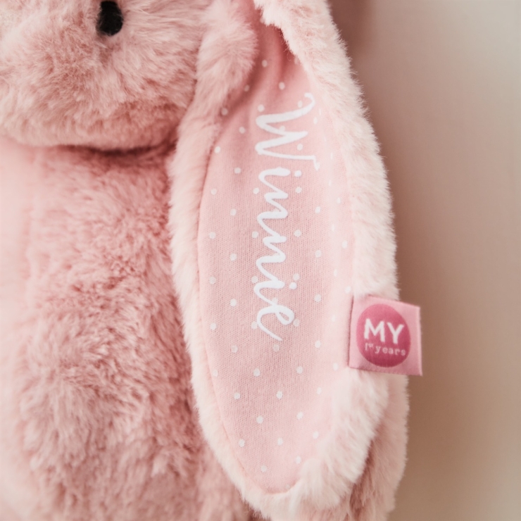 Personalized Plush Bunny Mini Backpack