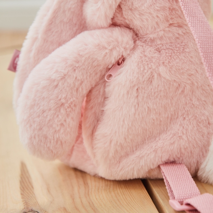 Personalized Plush Bunny Mini Backpack