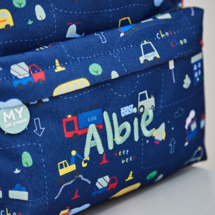 Personalized On The Move Print Grab Handle Mini Backpack