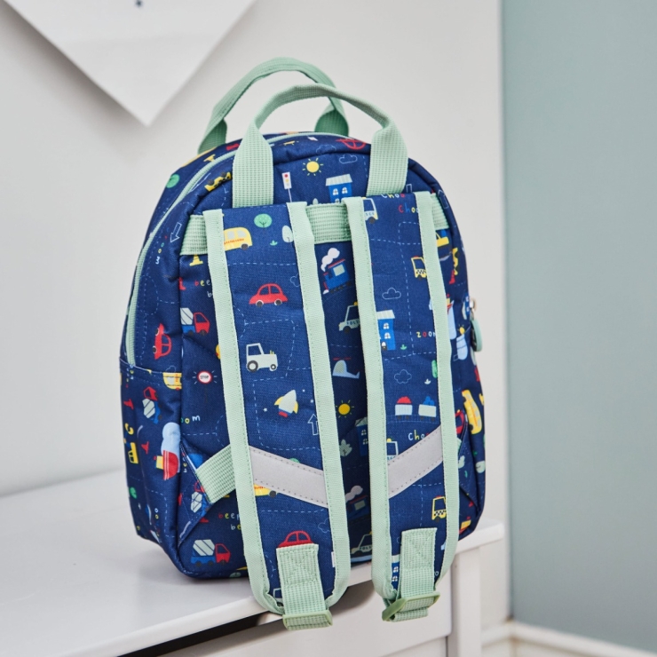 Personalized On The Move Print Grab Handle Mini Backpack