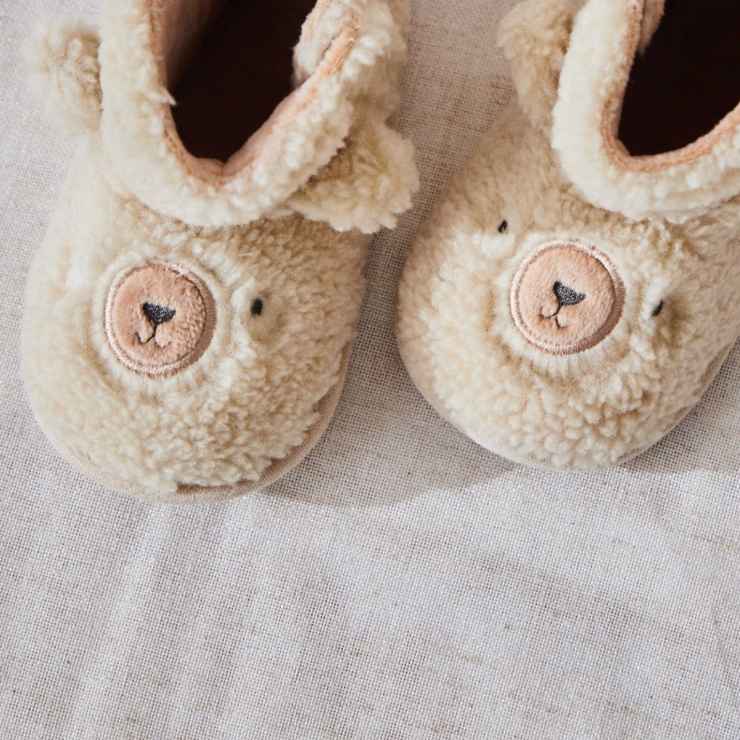 Personalized Brown Bear Borg Booties