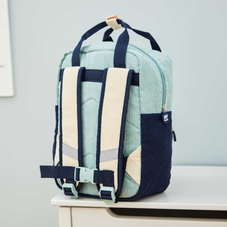 Personalised Sage Transport Cord Backpack with Grab Handle 
