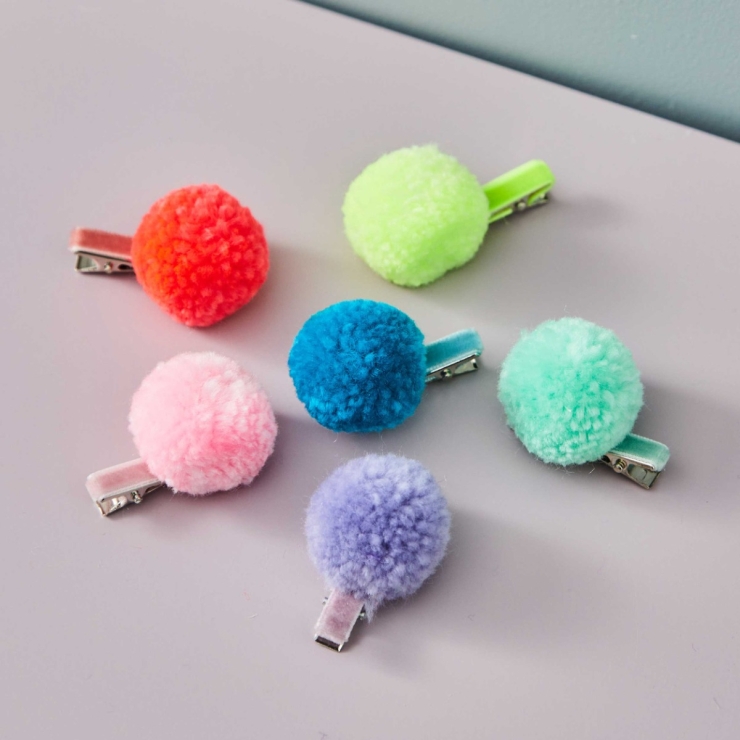 Meri Meri Pom Pom Unicorn Hair Clips