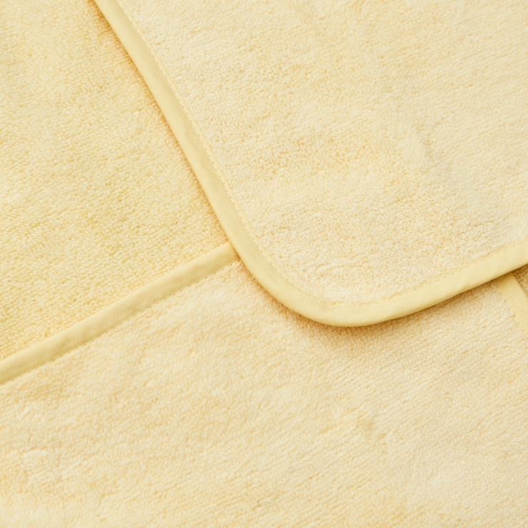 Personalized Yellow Hooded Bath Towel