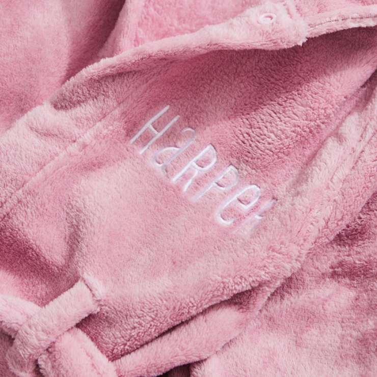 Personalised Gabby's Dollhouse Cat Pink Robe 