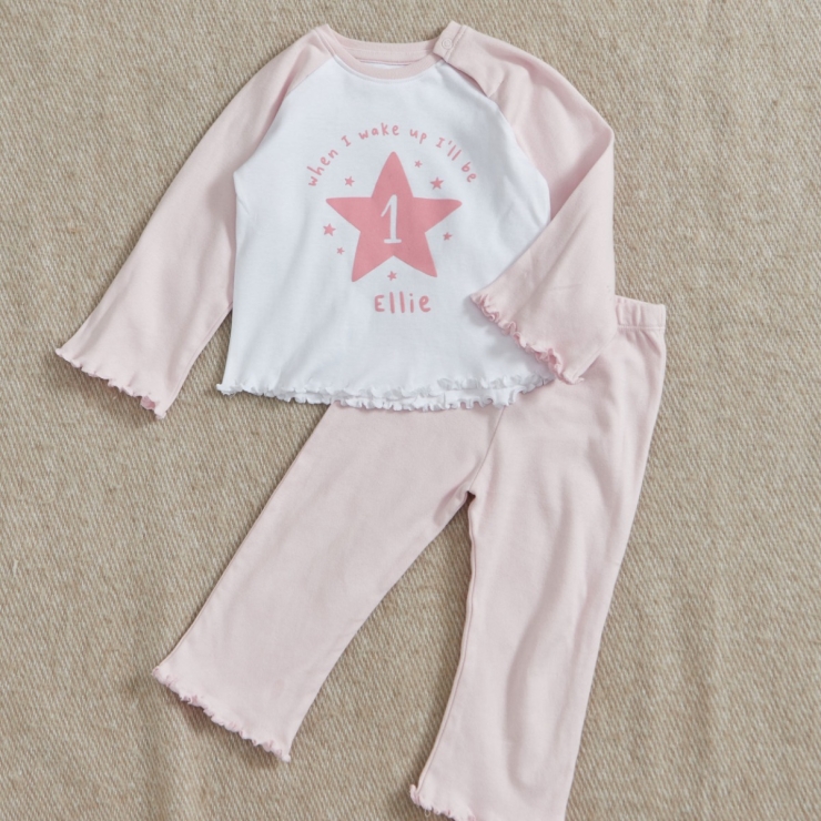 Personalised 'When I Wake Up I'll be' Pink Pyjamas