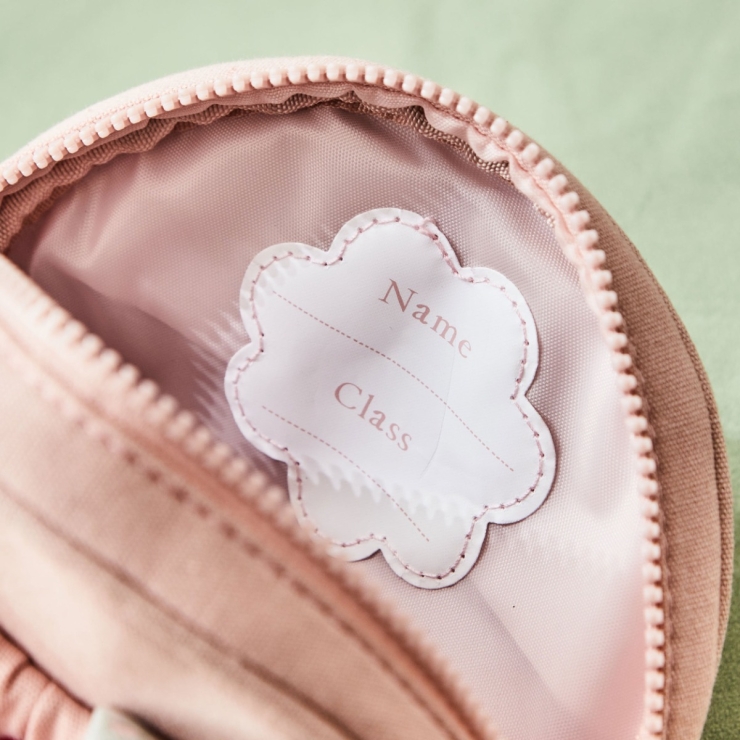 Personalized Pink Flower Tiny Character Backpack