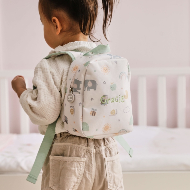 Personalised My 1st Tiny Sage Backpack