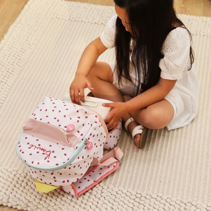 Personalized Ladybird Mini Compartment Backpack
