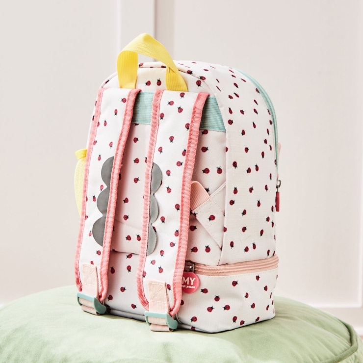 Personalized Ladybird Mini Compartment Backpack